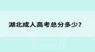 湖北成人高考總分多少？