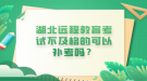 湖北遠程教育考試不及格的可以補考嗎？