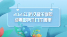 2021年武漢音樂學(xué)院成考報(bào)名入口在哪里