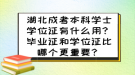 湖北成考本科學(xué)士學(xué)位證有什么用？畢業(yè)證和學(xué)位證比哪個(gè)更重要？