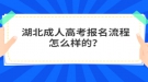 湖北成人高考報(bào)名流程怎么樣的？