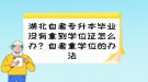 湖北自考專升本畢業(yè)沒(méi)有拿到學(xué)位證怎么辦？自考拿學(xué)位的辦法