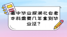 高中畢業(yè)報湖北自考本科需要幾年拿到畢業(yè)證？