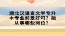 湖北漢語言文學專升本專業(yè)前景好嗎？能從事哪些崗位？