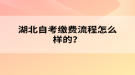 湖北自考繳費(fèi)流程怎么樣的？