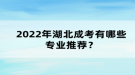 2022年湖北成考有哪些專業(yè)推薦？