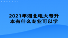 2021年湖北電大專升本有什么專業(yè)可以學(xué)