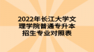 2022年長江大學(xué)文理學(xué)院普通專升本招生專業(yè)對(duì)照表