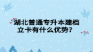 湖北普通專升本建檔立卡有什么優(yōu)勢(shì)？