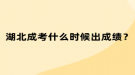 湖北成考什么時(shí)候出成績(jī)？