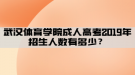 武漢體育學(xué)院成人高考2019年招生人數(shù)有多少？